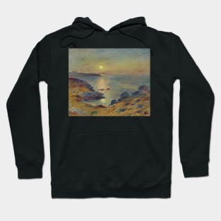 Sunset at Douarnenez by Auguste Renoir Hoodie